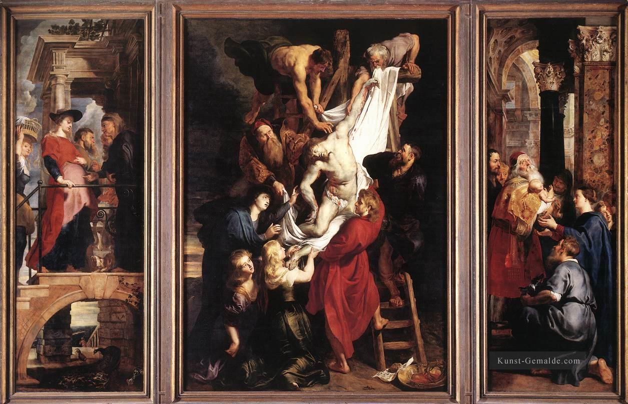 Abfall vom Kreuz Barock Peter Paul Rubens Ölgemälde